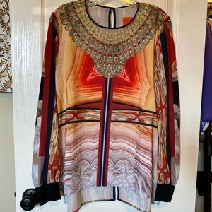 Clover Canyon Multicolor Geometric Blouse